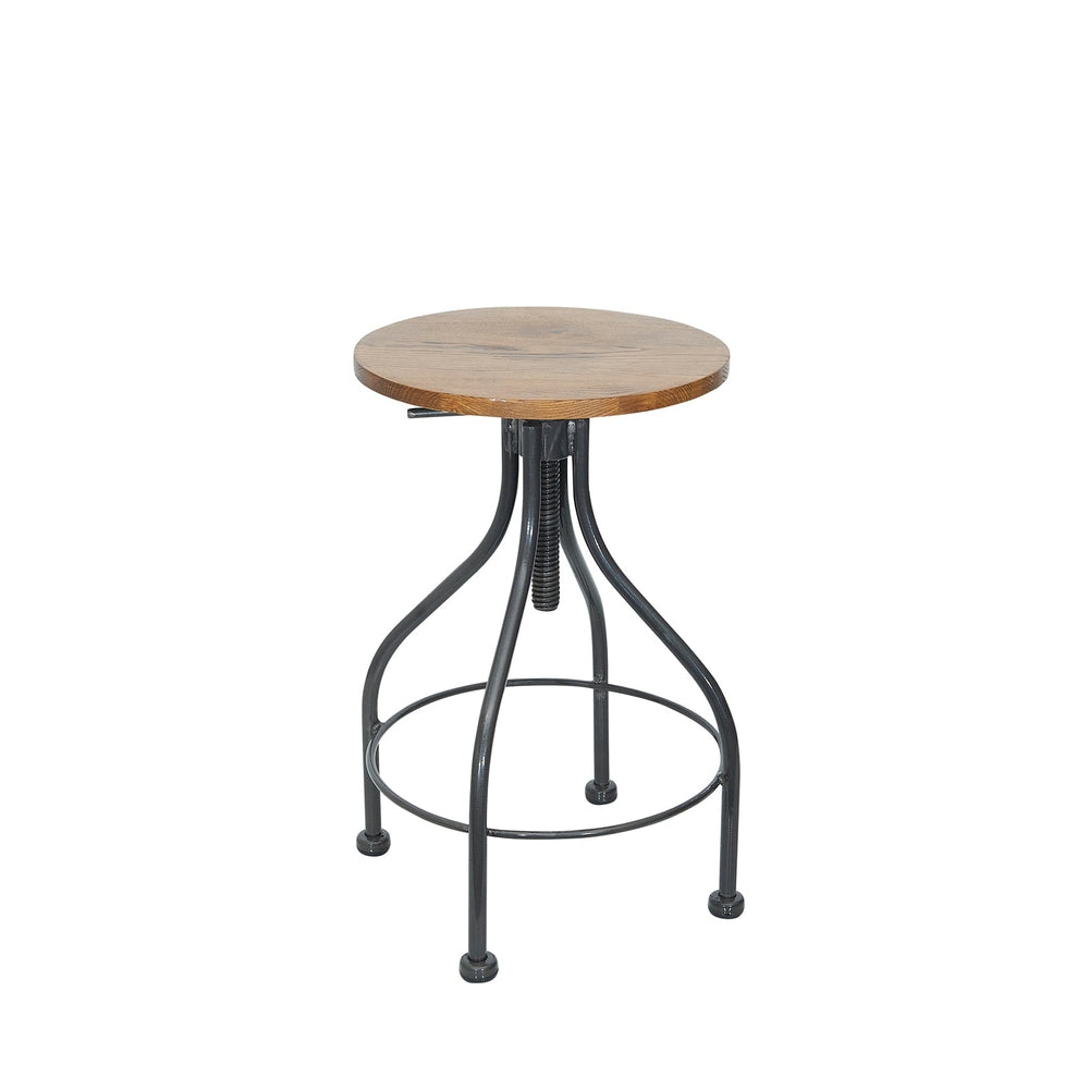 the screw backless barstool