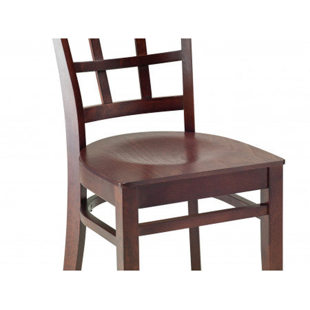 Vertical Solid Wood Dining Chair