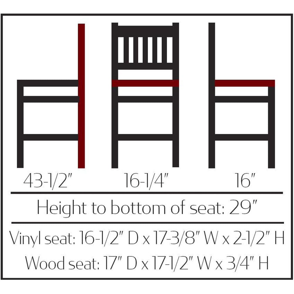 os verticalback barstool with solid wood frame