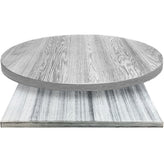 whitewash manufactured table tops black