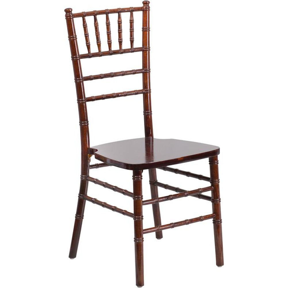 walnut wood chiavari chair