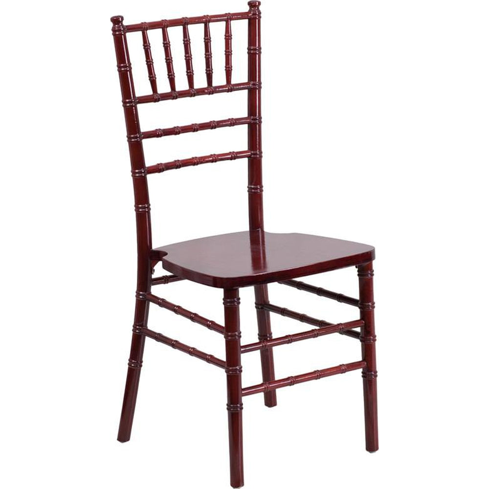 walnut wood chiavari chair