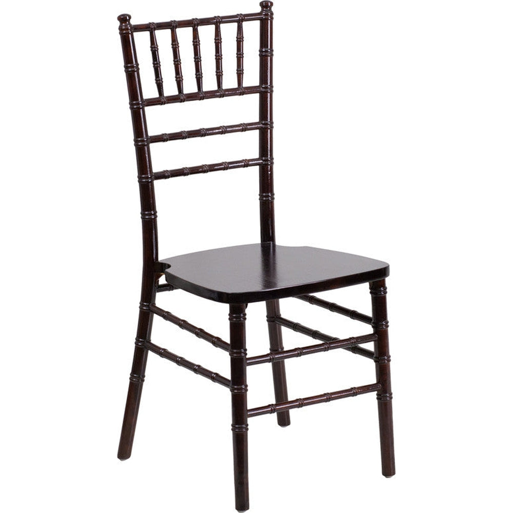 walnut wood chiavari chair