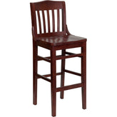 hercules series school house back restaurant barstool