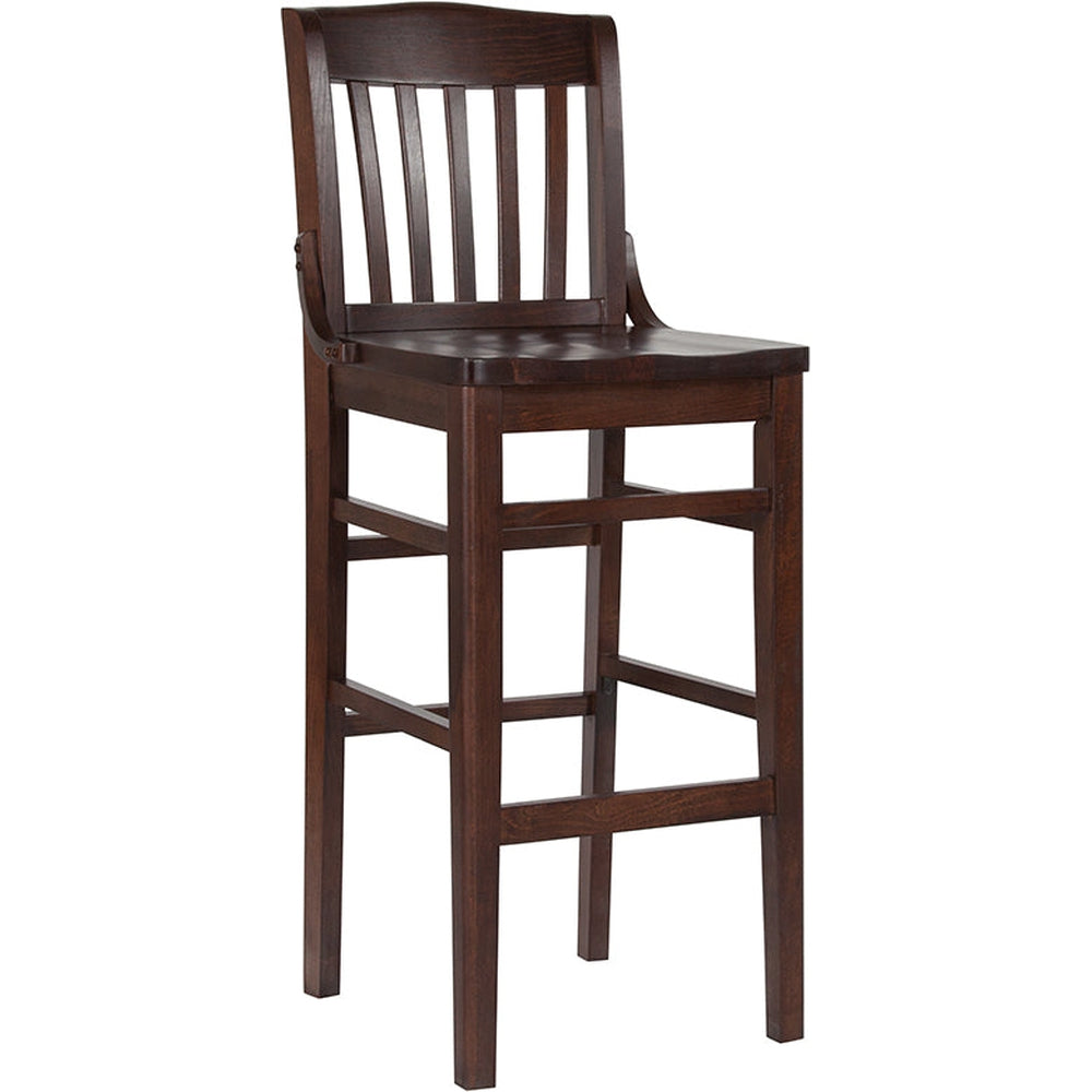 hercules series school house back restaurant barstool