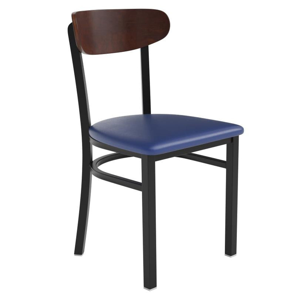 Wright Upholstered Dining Chair with 500 LB. Capacity Boomerang Back