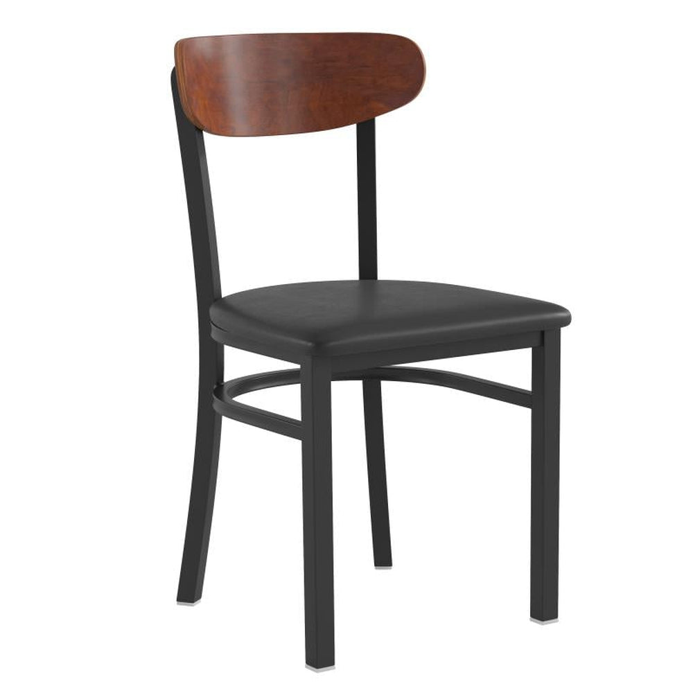 Wright Upholstered Dining Chair with 500 LB. Capacity Boomerang Back