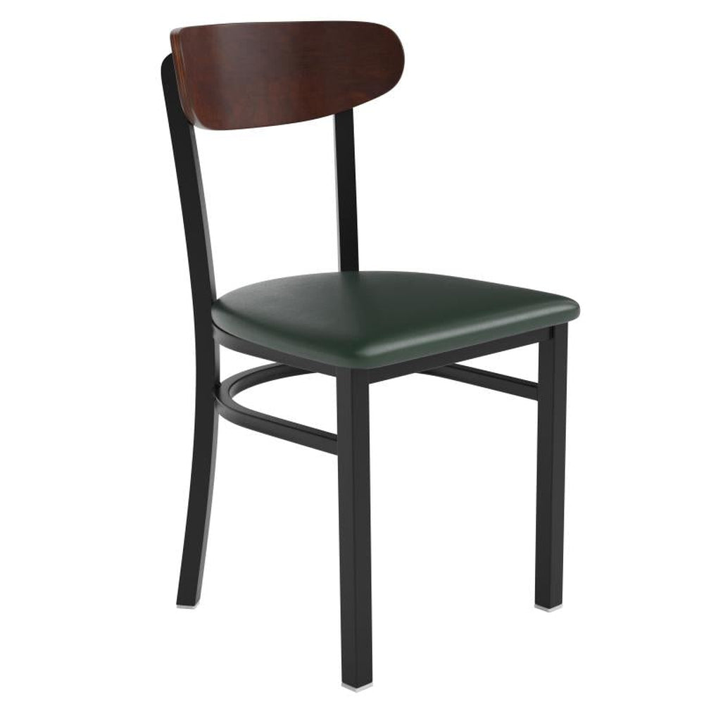 Wright Upholstered Dining Chair with 500 LB. Capacity Boomerang Back