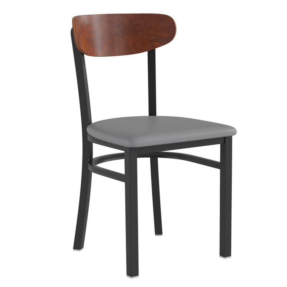 Wright Upholstered Dining Chair with 500 LB. Capacity Boomerang Back