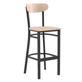 Wright Bar Stool with 500 LB. Capacity Boomerang Back