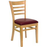 hercules series ladder back restaurant chair