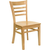 hercules series ladder back restaurant chair