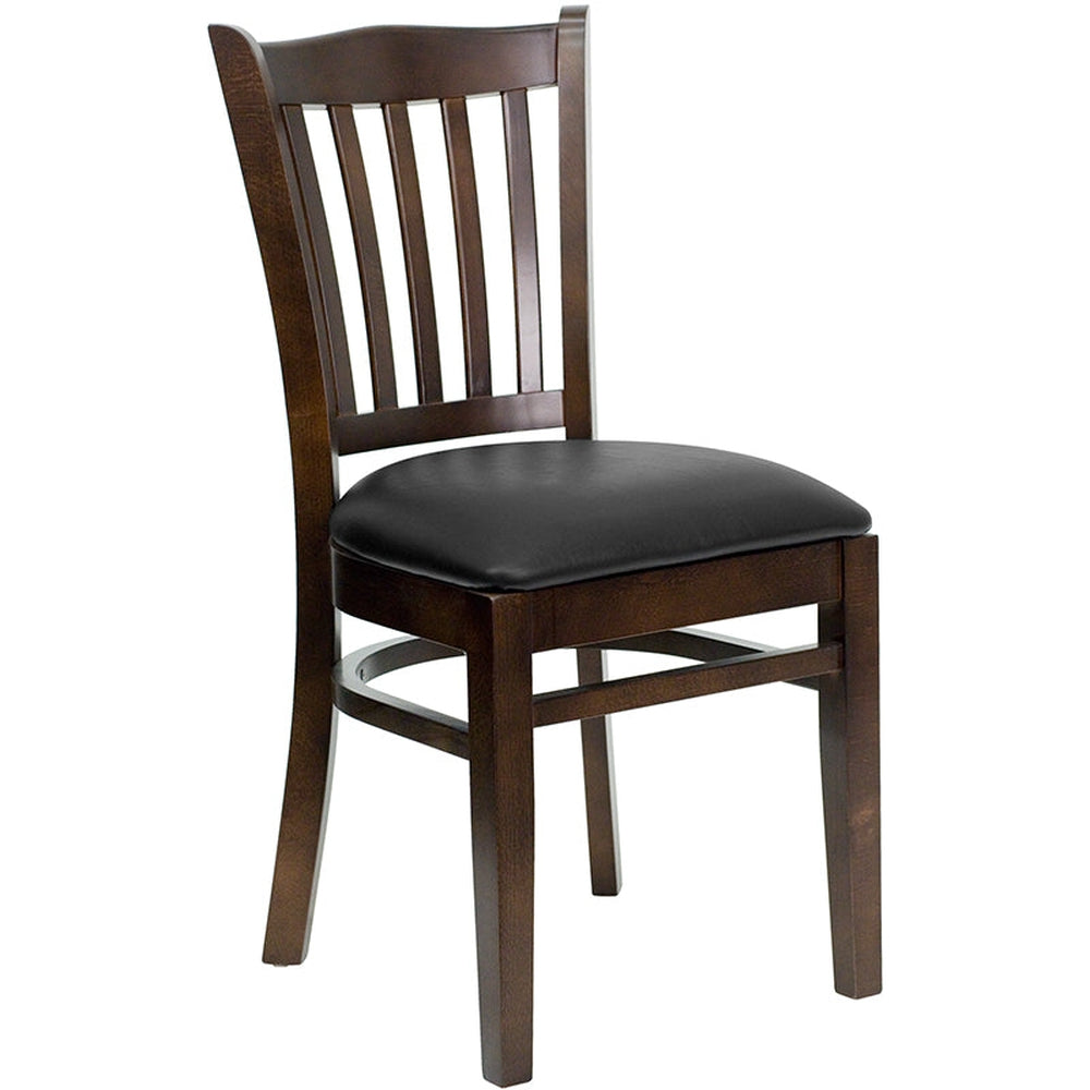 hercules series vertical slat back restaurant chair