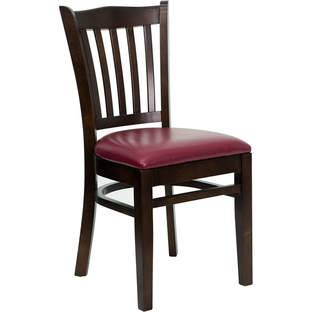 hercules series vertical slat back restaurant chair