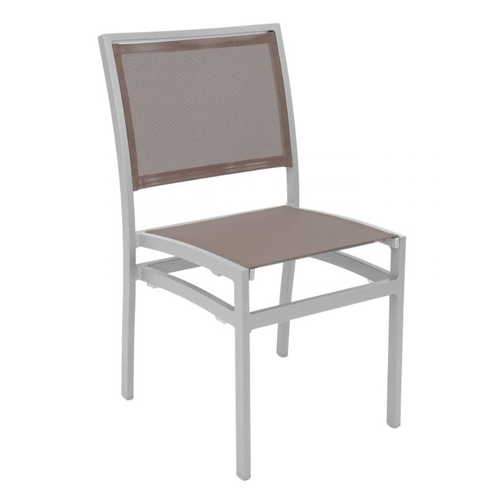 Aluminum Outdoor Frame Chair With Textile Back