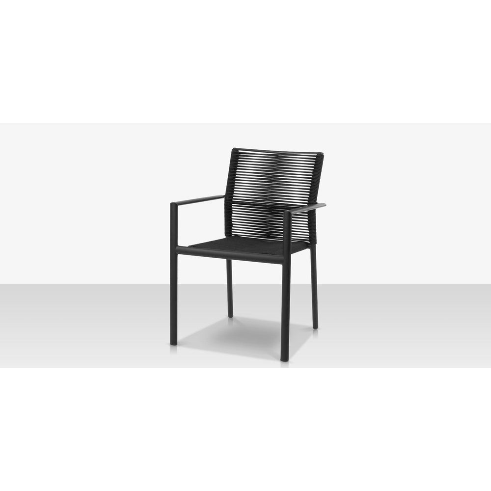 avalon dining arm rope chair