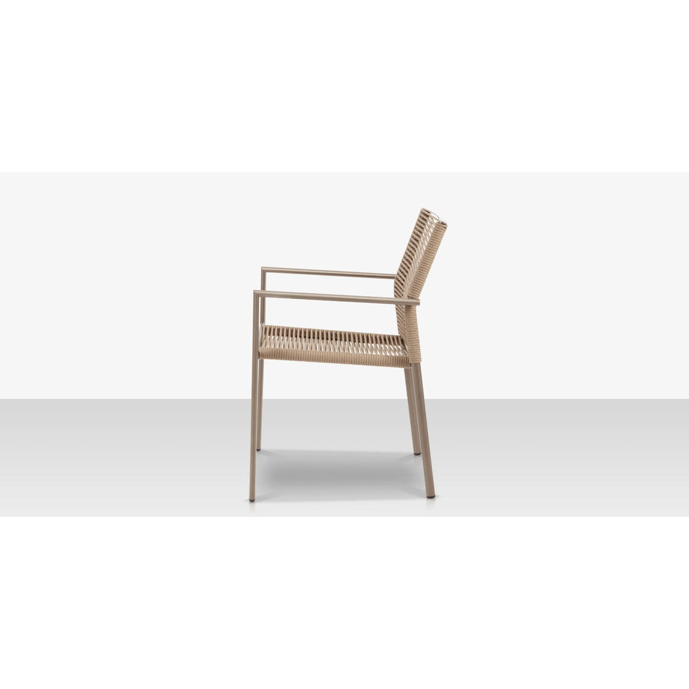 avalon dining arm rope chair