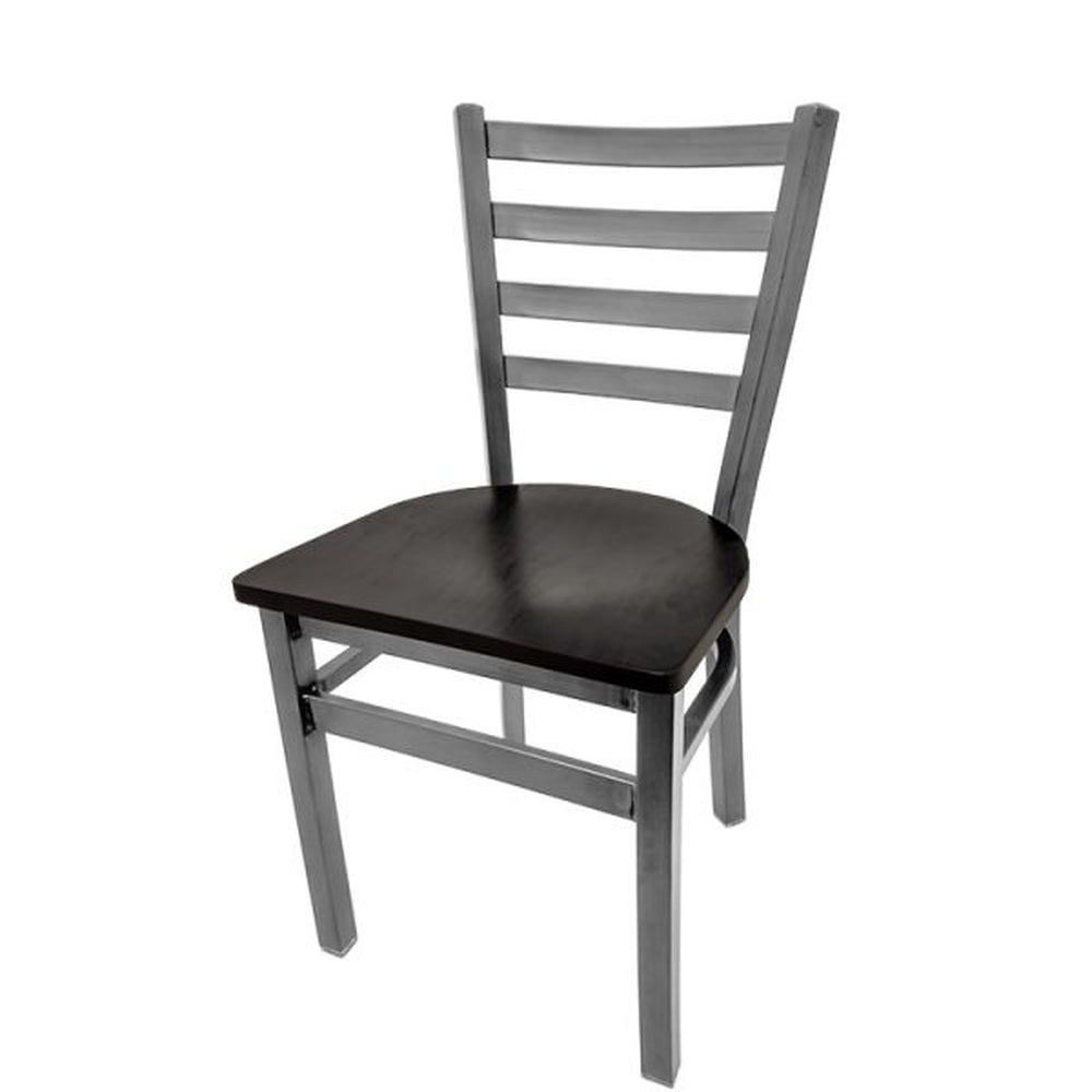 Clear Coat Ladderback Chair with Plain Welds