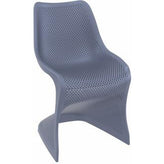 bloom dining chair silver gray isp048 sil