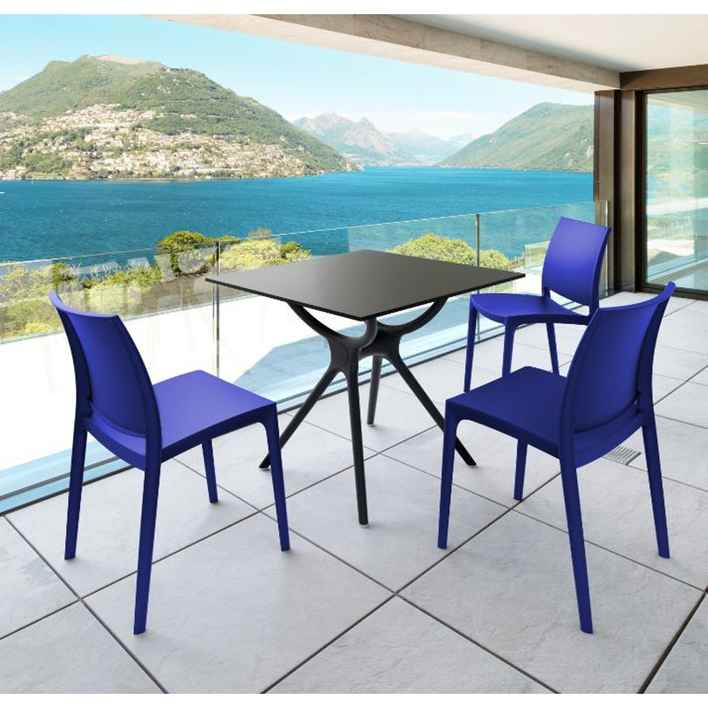 Maya Outdoor Dining Chair Dark Blue