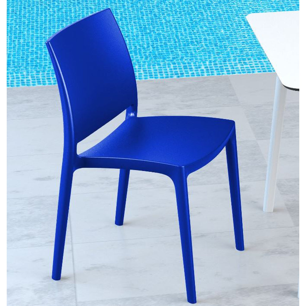 Maya Outdoor Dining Chair Dark Blue