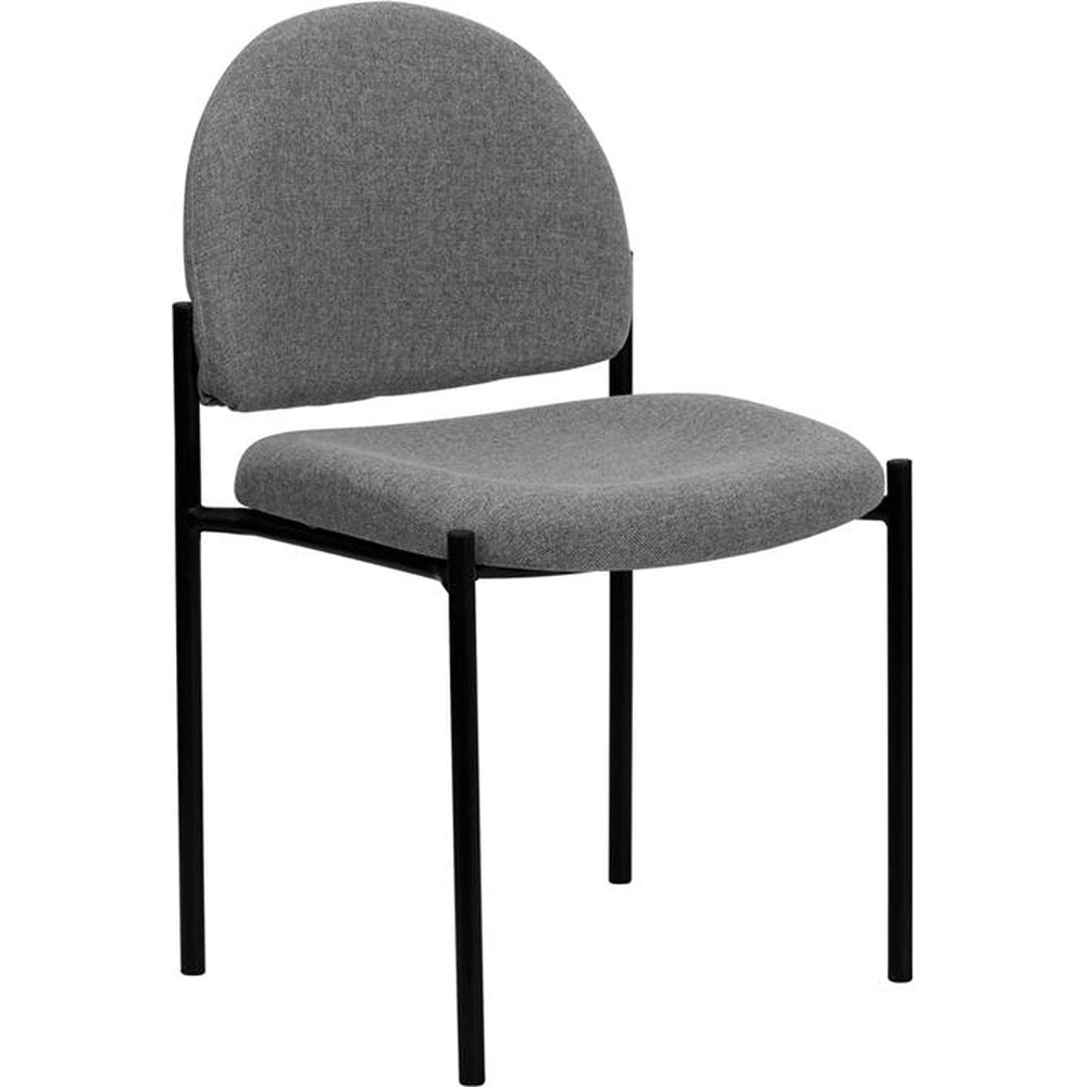 comfort stackable steel side reception chair