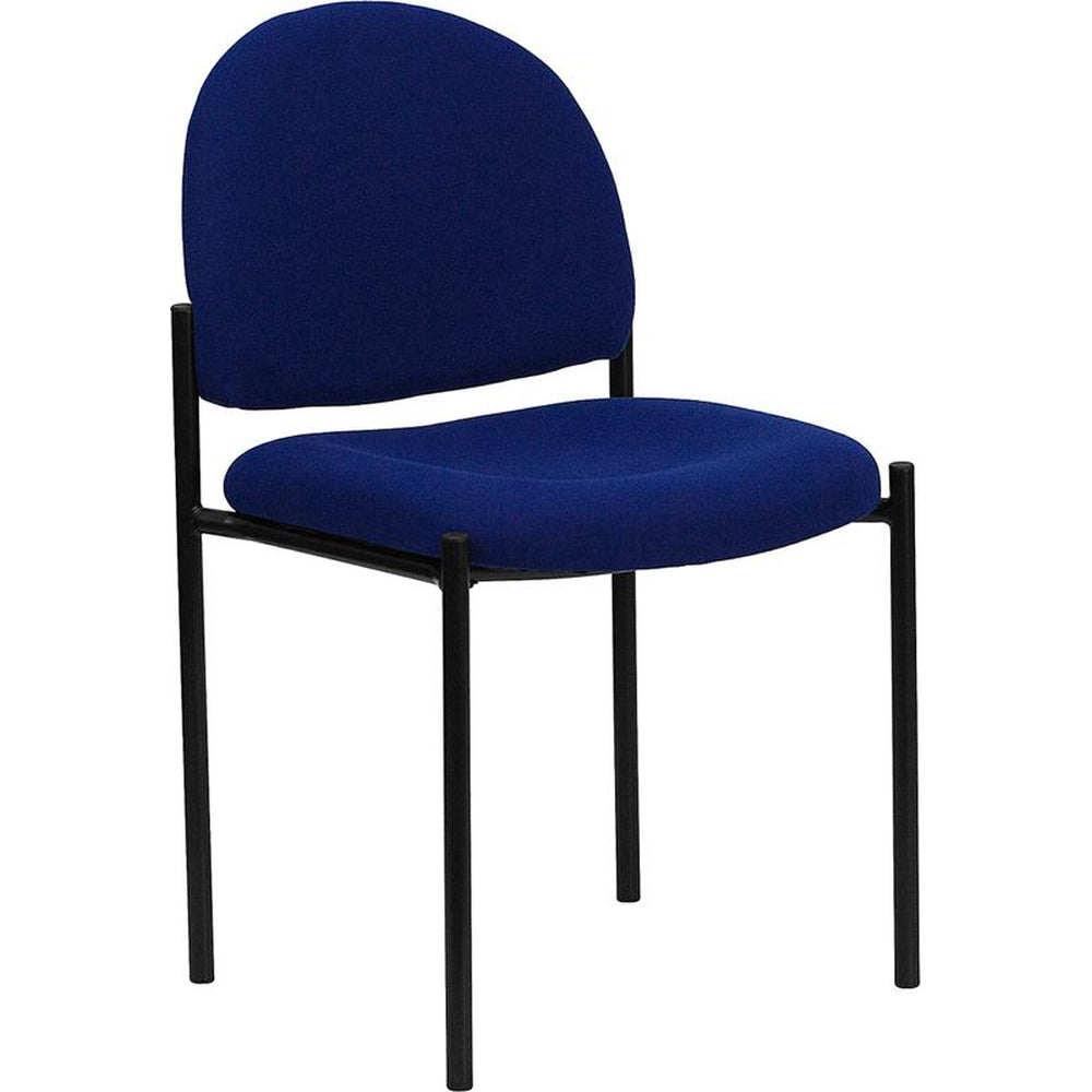 comfort stackable steel side reception chair