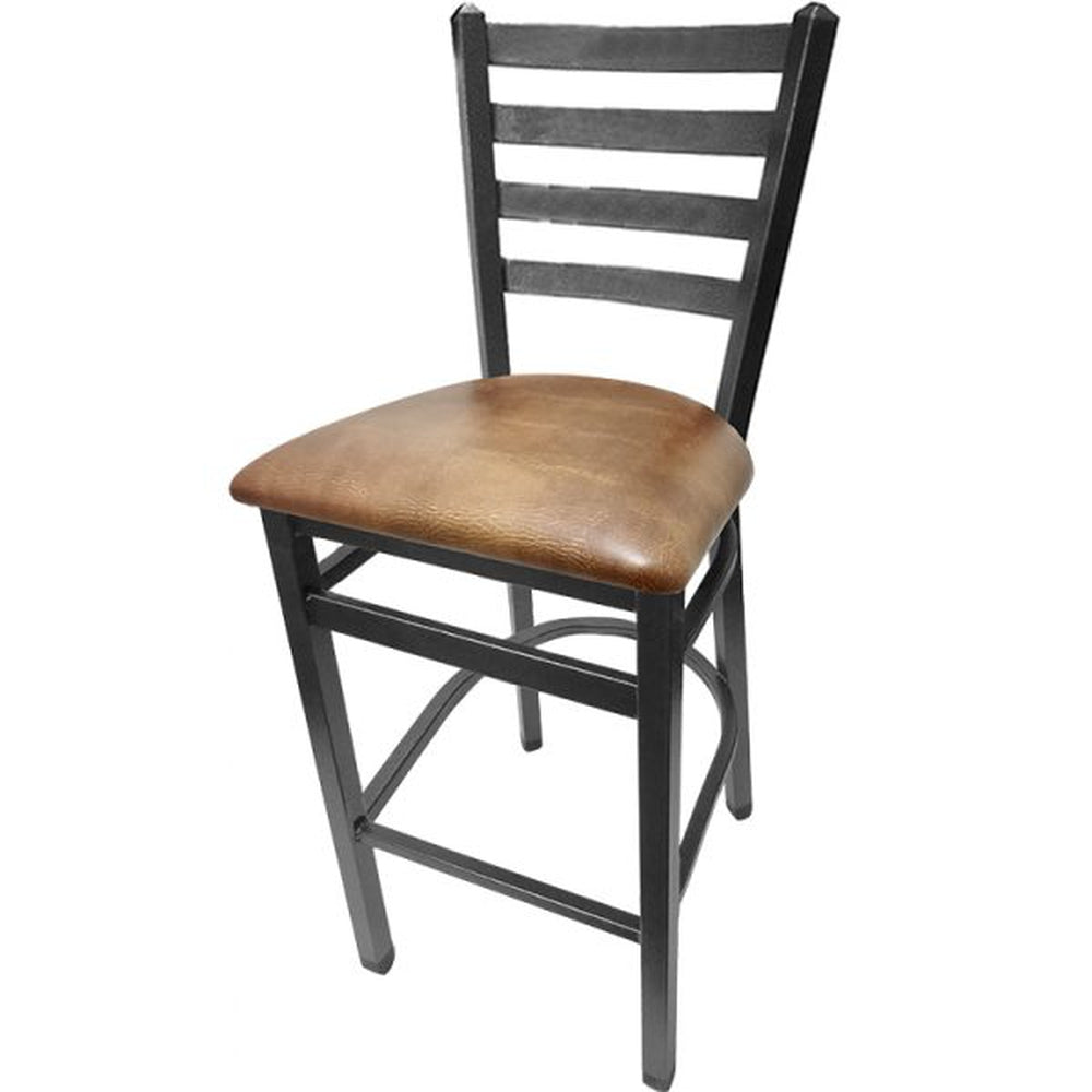 Silvervein Ladderback Bar Stool