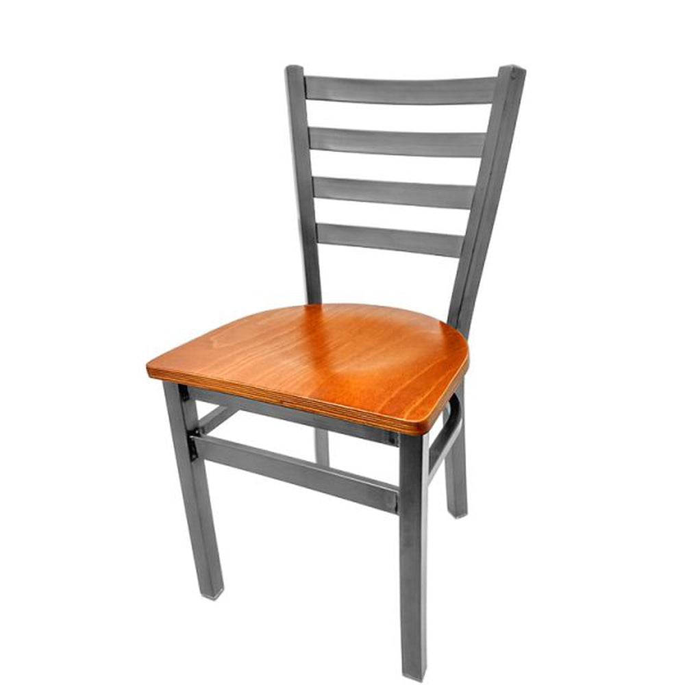 Clear Coat Ladderback Chair with Plain Welds