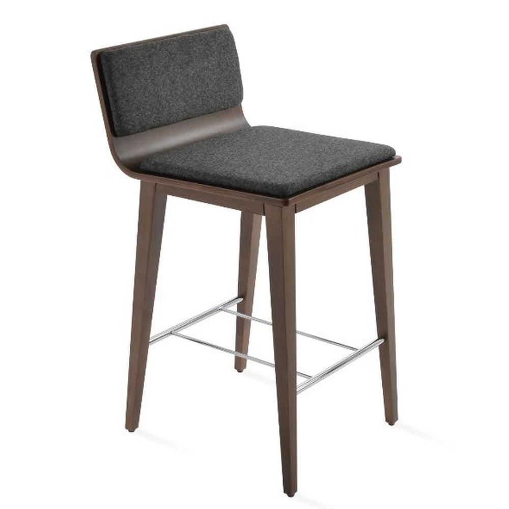 Corona Wood Bar Stool