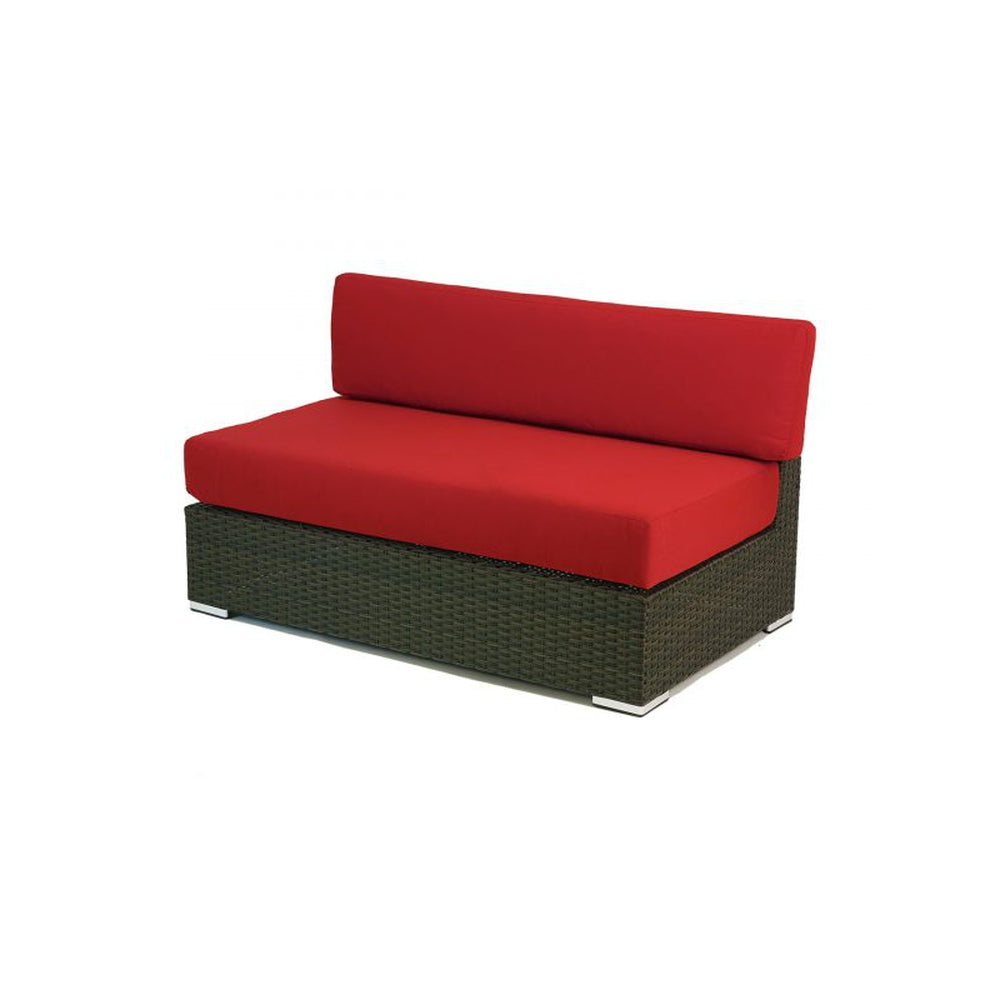 Crystal Beach Outdoor Faux Wicker Double Side Sofa