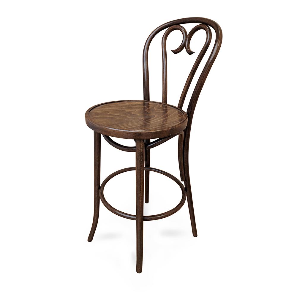 bentwood curlicue bar stool