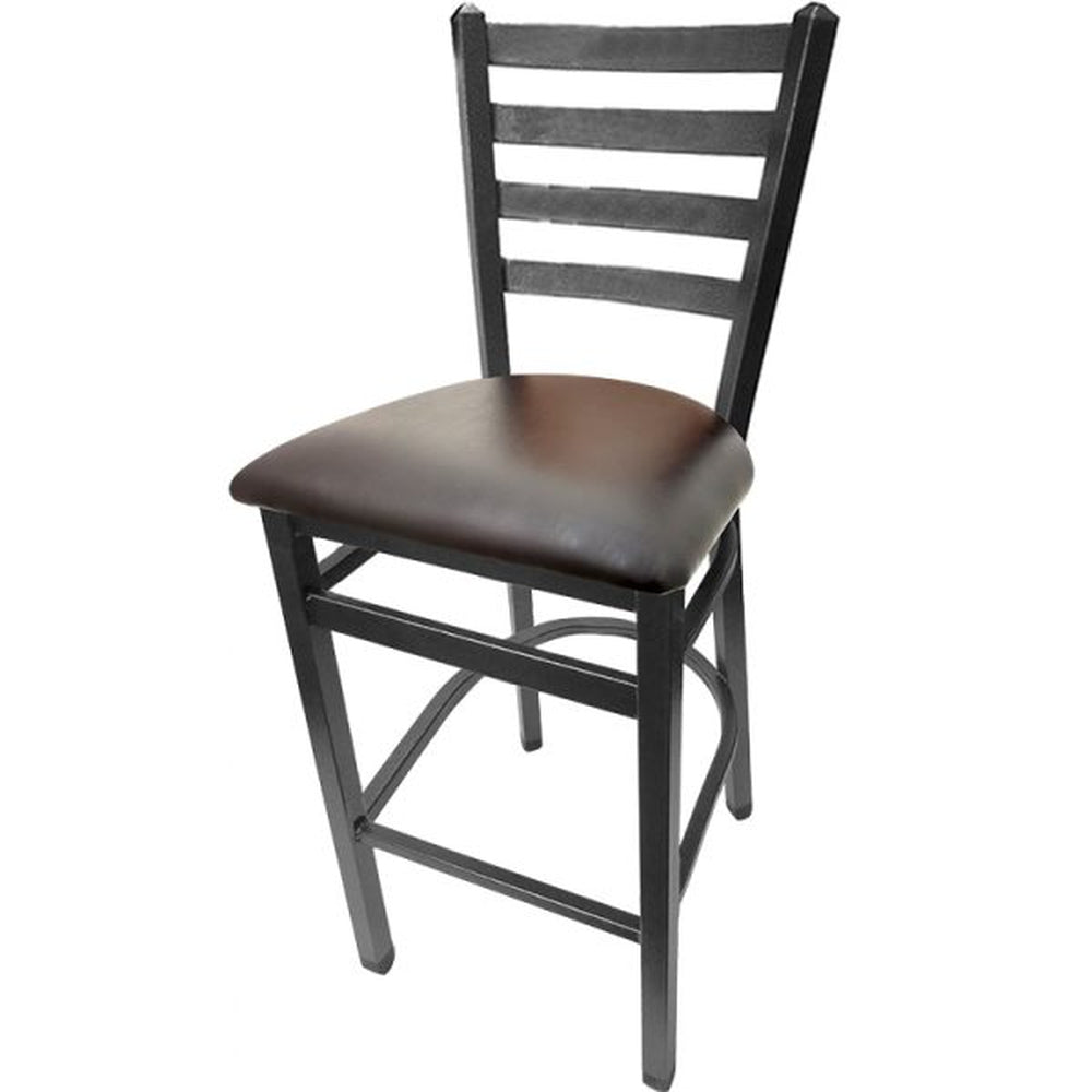 Silvervein Ladderback Bar Stool