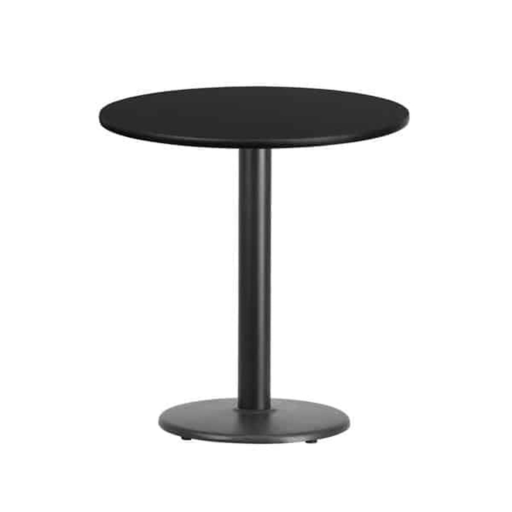 24inch round laminate table top with 18inch round table base