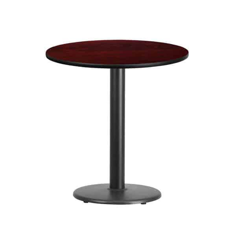 24inch round laminate table top with 18inch round table base