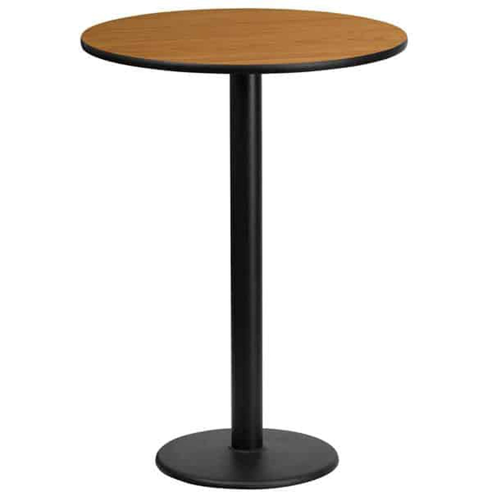 24inch round laminate table top with 18inch round table base