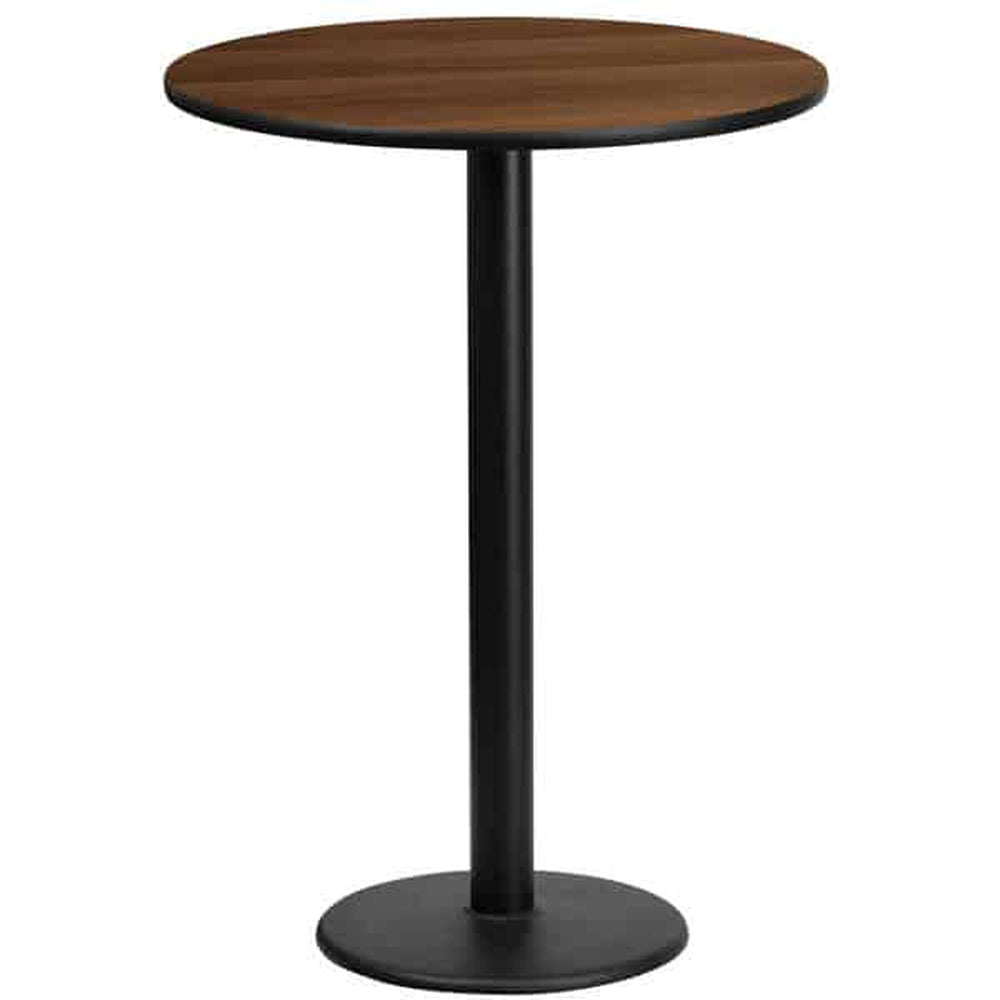 24inch round laminate table top with 18inch round table base