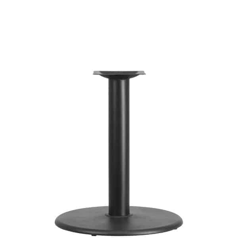 round restaurant table base