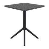 sky square folding table 24 inch