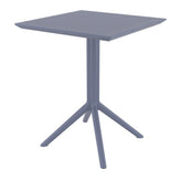 sky square folding table 24 inch