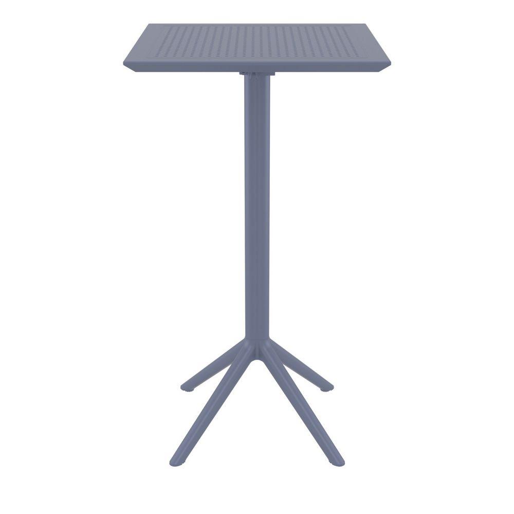 sky square folding bar table 24 inch