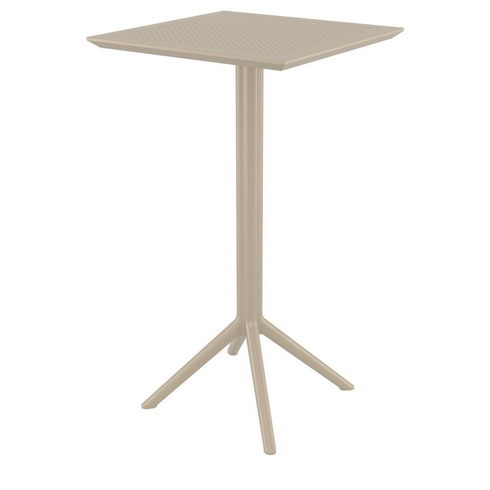 sky square folding bar table 24 inch