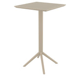 sky square folding bar table 24 inch