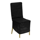 black fabric chiavari chair storage cover