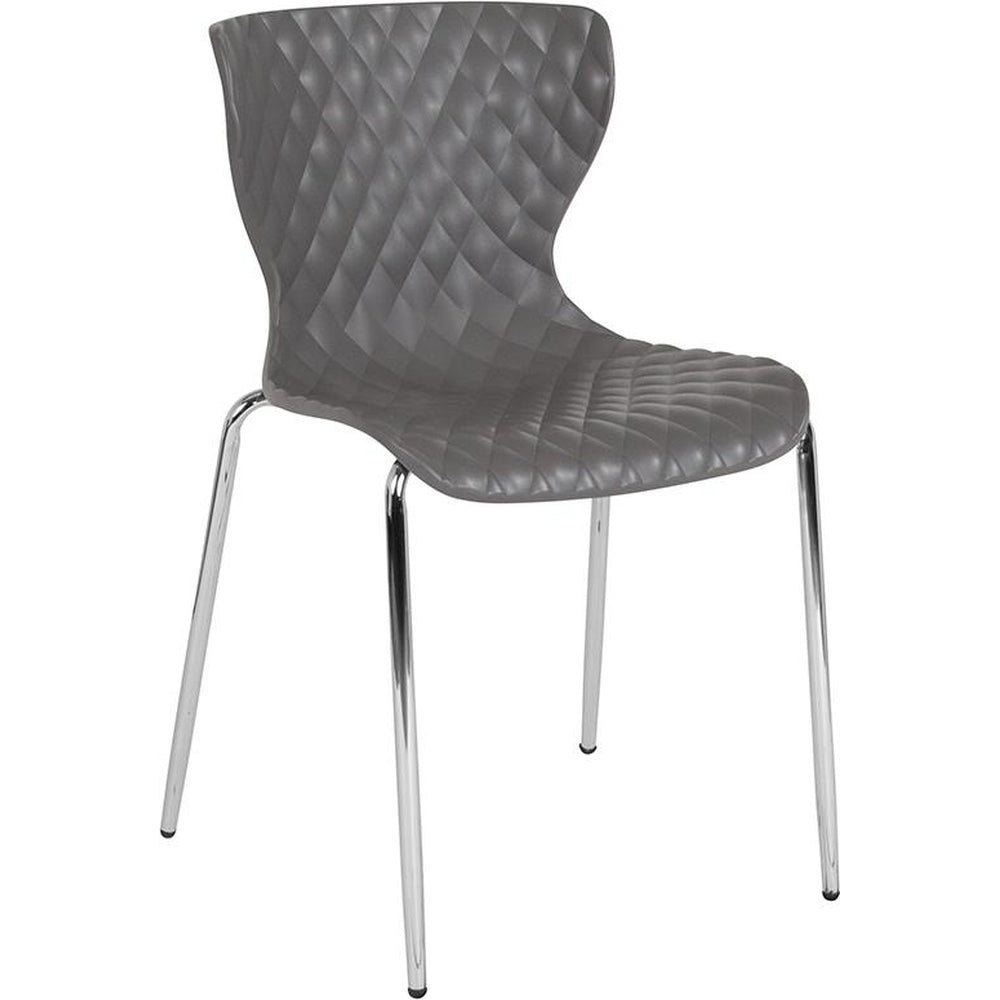 lowell contemporary design plastic stack chair