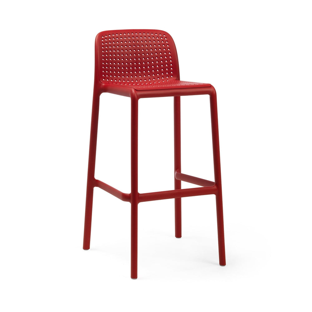 lido bar stool red