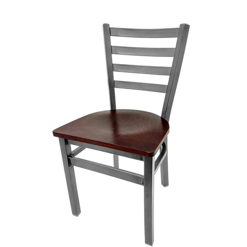 Clear Coat Ladderback Chair with Plain Welds