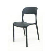 outdoor plastic stackable side chair 3