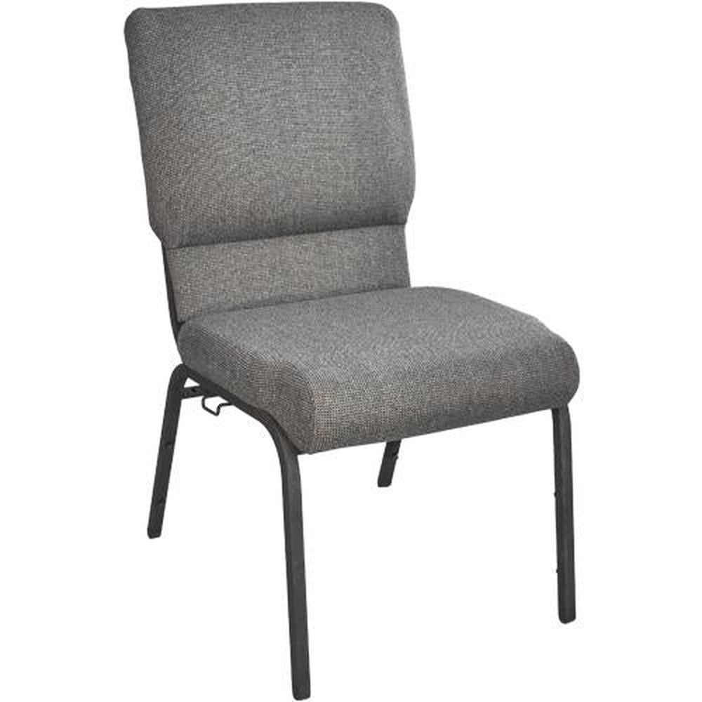 advantage 18 5 inch navy church chairs textured black frame