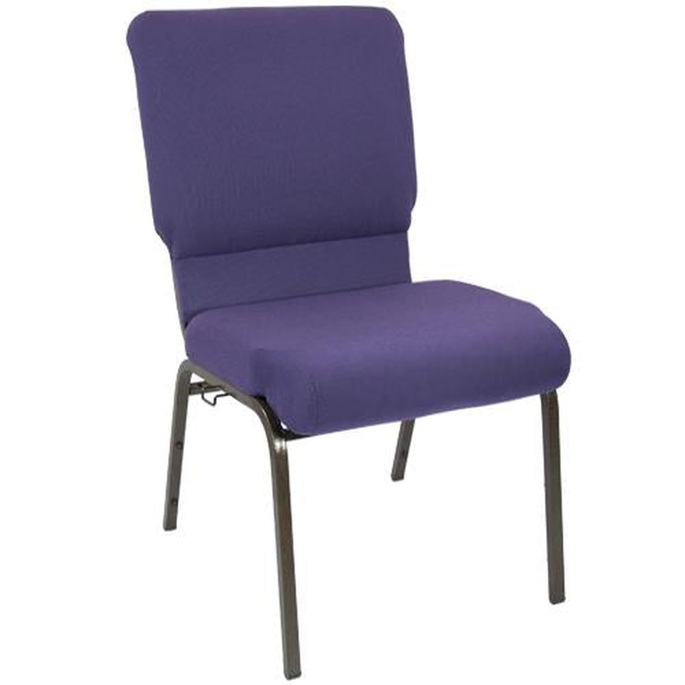 advantage 18 5 inch navy church chairs gold vein frame